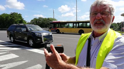 A Mons, un speedgun pour mesurer la vitesses des véhicules (GRACQ)