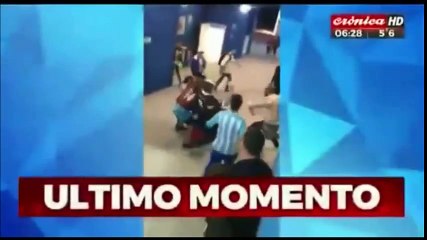 Argentine and Croatian fans in scenes of pounding(world cup)