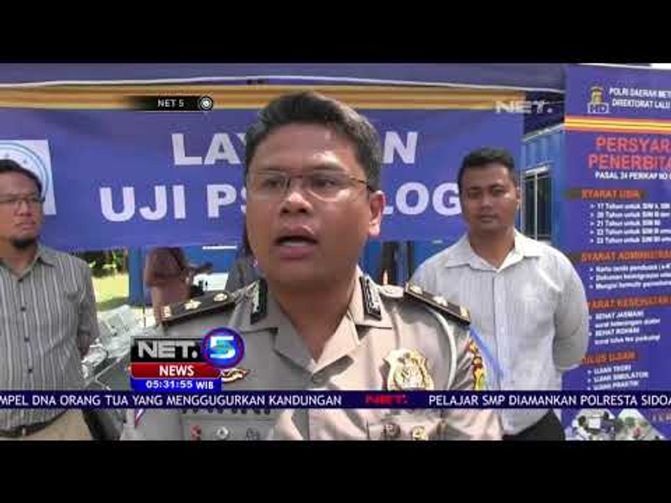 Polisi Akan Menambahkan Tes Psikologi Untuk Mendapatkan SIM -NET5