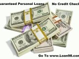 Guaranteed Personal Loans, Payday Loans