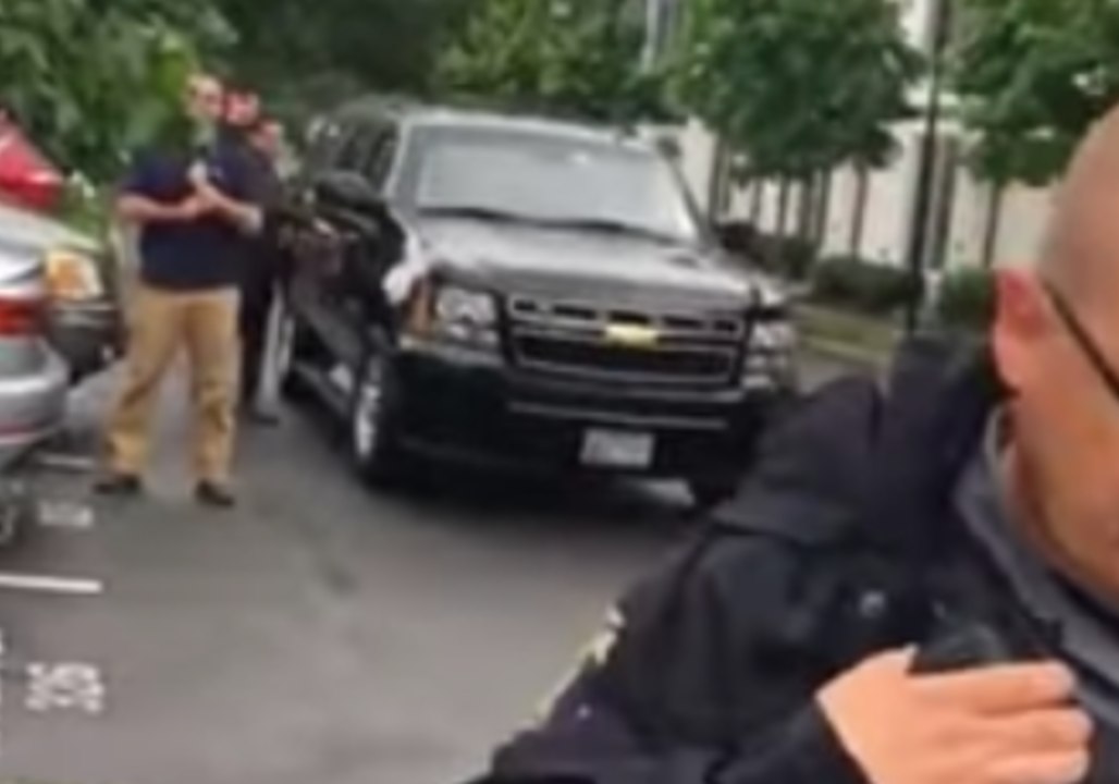 Protesters Shout 'Shame' as DHS Secretary Kirstjen Nielsen Leaves Her Home