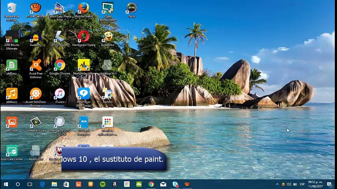 Paint 3D de windows 10 , el sustituto de paint.