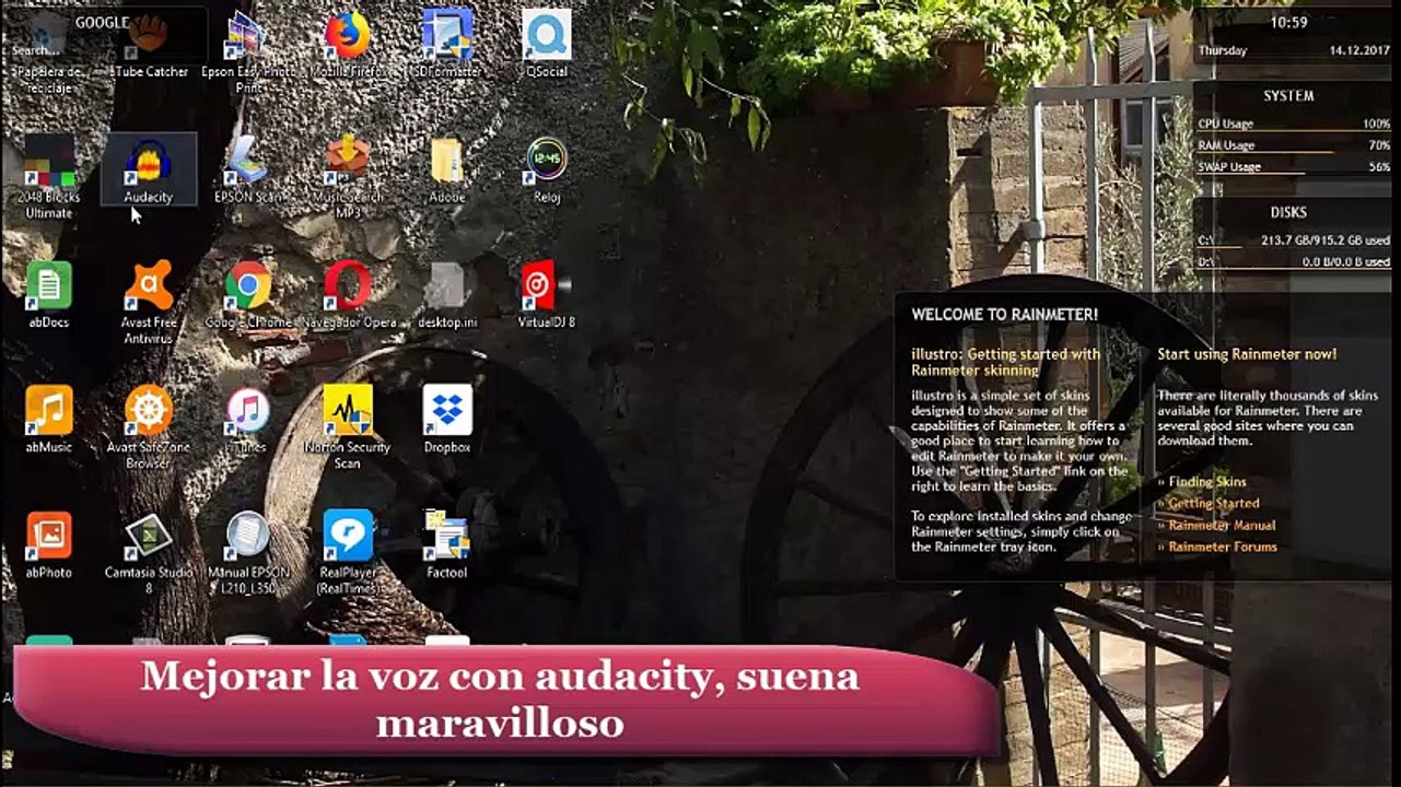 Mejorar la voz con audacity, suena maravilloso