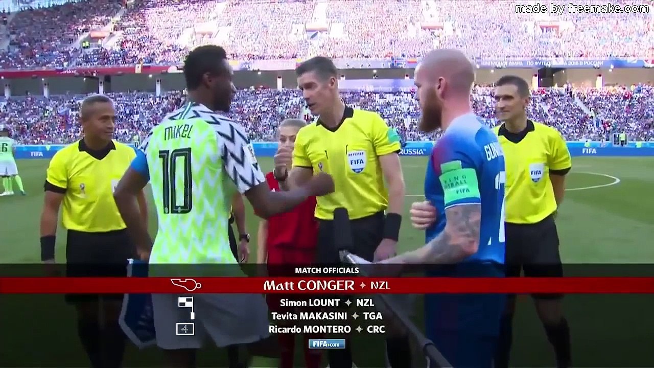 Nigeria-Islanda 2-0 Highlights 22/06/18