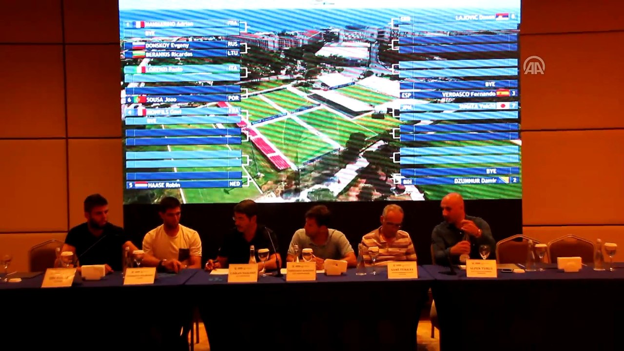 Tenis - Turkish Airlines Antalya Open Tenis Turnuvası - Kura çekimi - ANTALYA