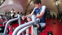 Entrenamiento suave de la selección francesa