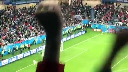 Gol de xherdan shaqiri jugador de Suiza Vs Serbia, 2-1 Mundial 2018