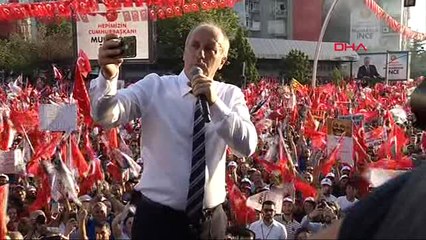 Ankara Cumhurbaşkanı Adayı İnce Ankara Mitinginde Konuştu