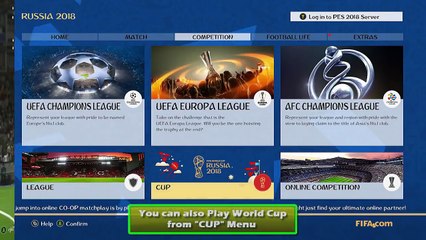 PES 2018 - Patch Coupe du Monde