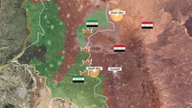 محاور العملية العسكرية للنظام السوري جنوب درعا