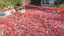Massive crowds at final rallies before Turkish election