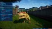 Jurassic World Evolution - INDORAPTOR ESCAPE!! - Indo VS Giga, Rex, Spino - Fallen Kingdom Gameplay