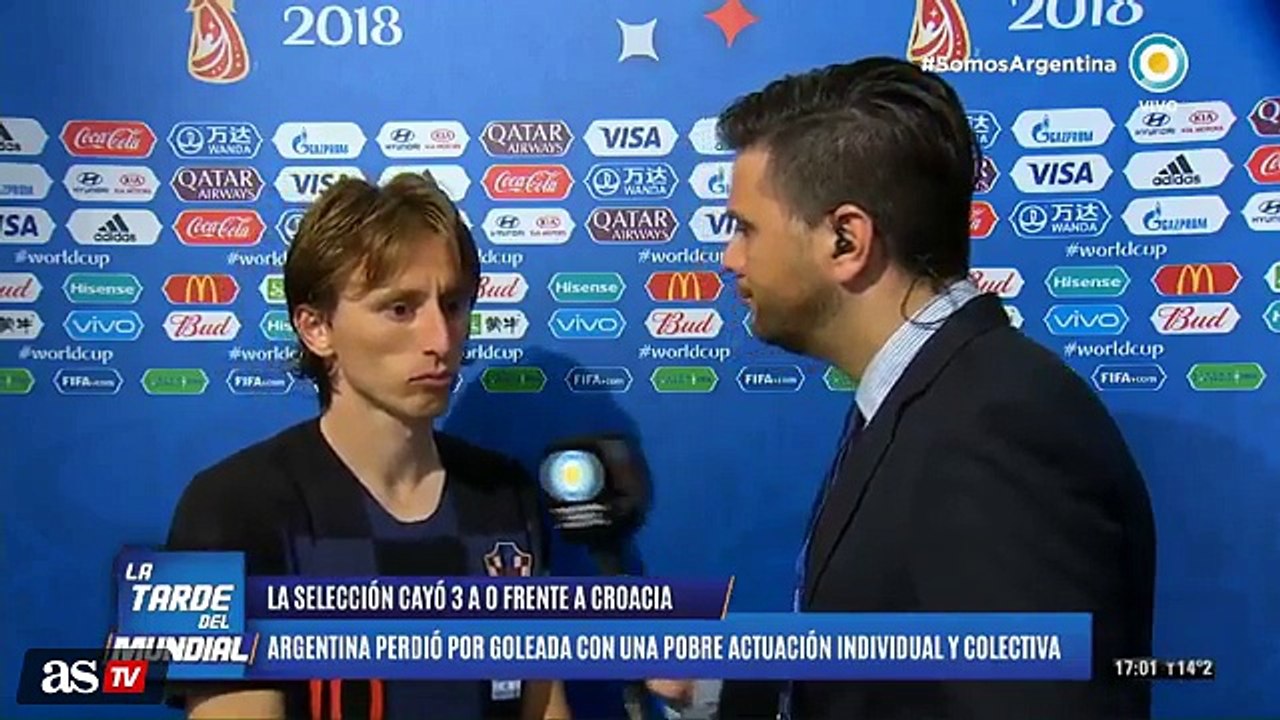La genial respuesta de Modric cuando le preguntan por un cabizbajo Messi