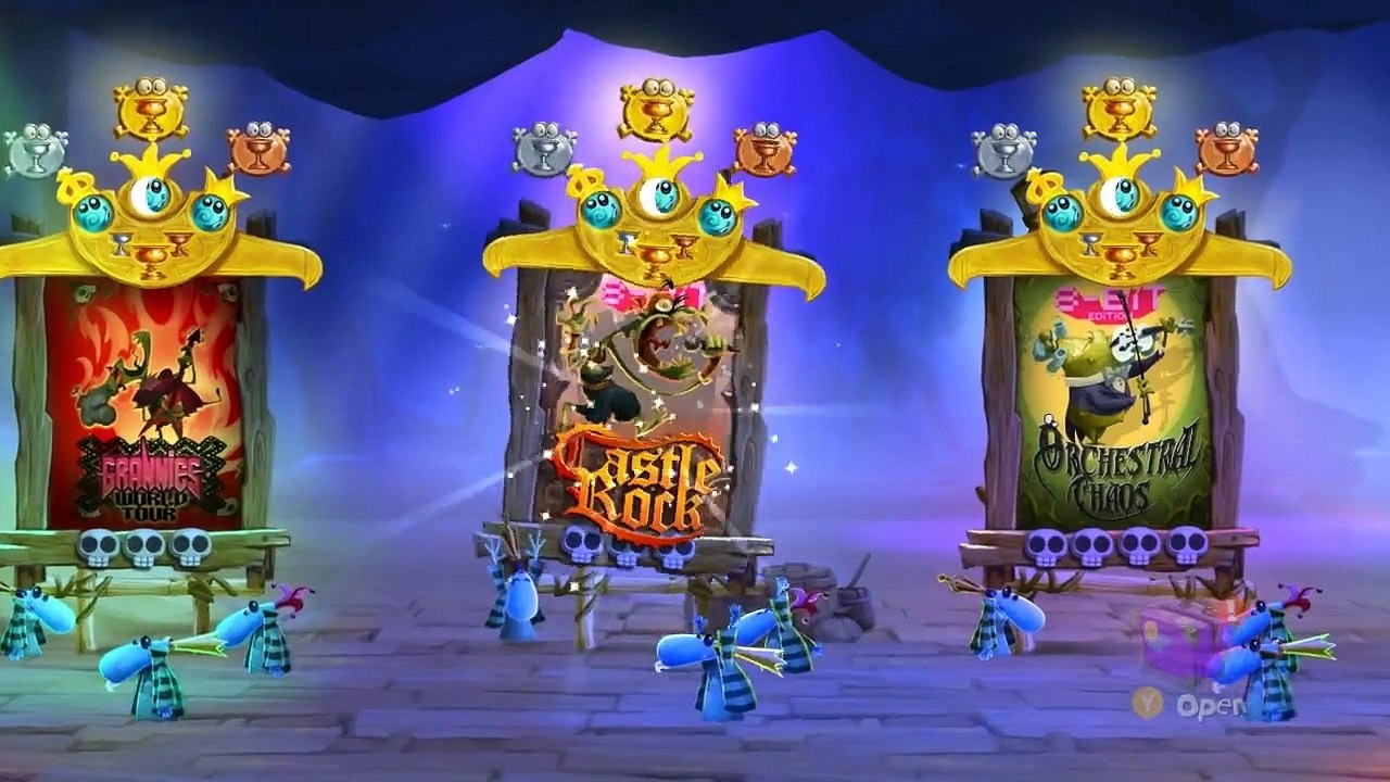 Rayman Legends | PC Gameplay Walkthrough - Castle Rock 8-bit Edition