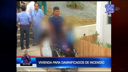 Primera dama entregó vivienda a damnificados por incendio