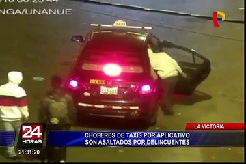 La Victoria: capturan a sujetos que robaban a taxis por aplicativo