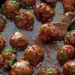 Albóndigas de Bourbon con Tocino 🍖 - Fáciles y Sorprendentes