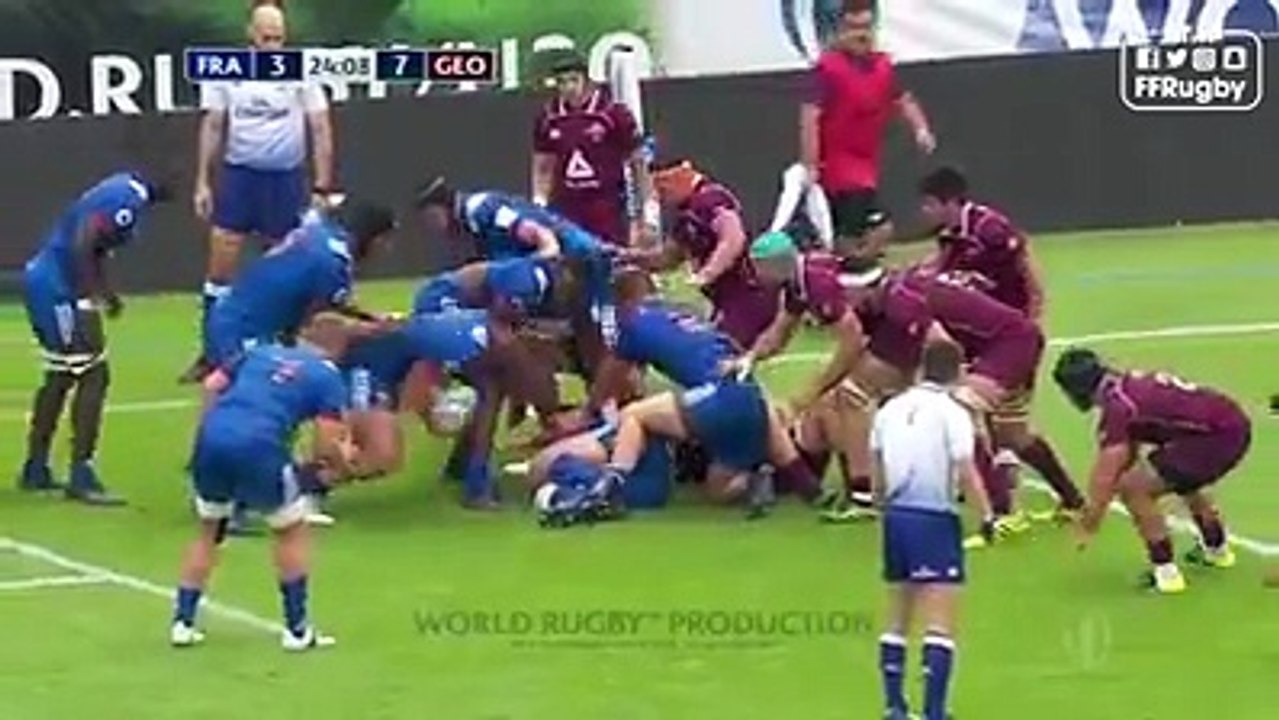 L'intégralité des essais des bleuets lors de la Coupe du Monde des U20