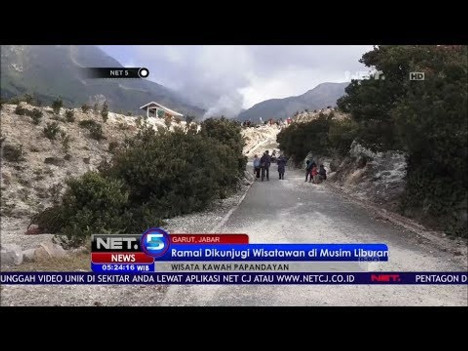 Wisata Kawah Papandayan Ramai Dikunjungi Wisatawan -NET5