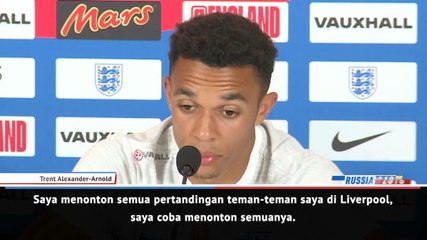 Скачать видео: Saya Menonton Rekan Saya di Liverpool...Tapi Fokus Saya Tetap Pada Kemenangan Bersama Inggris - Alexander-Arnold