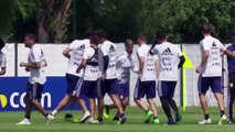 FIFA World Cup 2018 Argentina without Lionel Messi in training