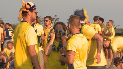 Le coin des supporters - Les fans suédois sont prêts à éliminer l'Allemagne