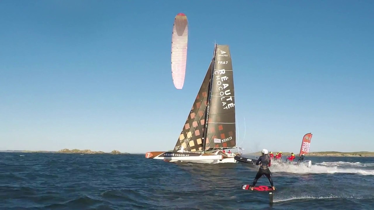Sailing | Trimaran contre Kitefoil "Mille SNSM" | TV Quiberon 24/7