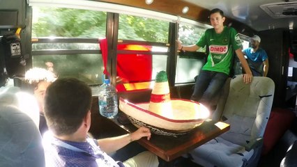 Mondial-2018: l'Odyssée d'un supporter mexicain... en carton !