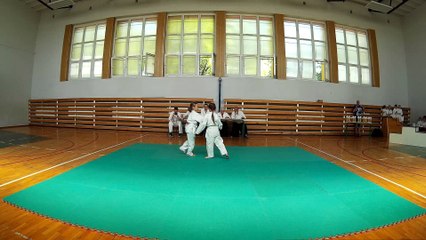 Milena na turnieju pokazowym Aikido czerwiec 2018