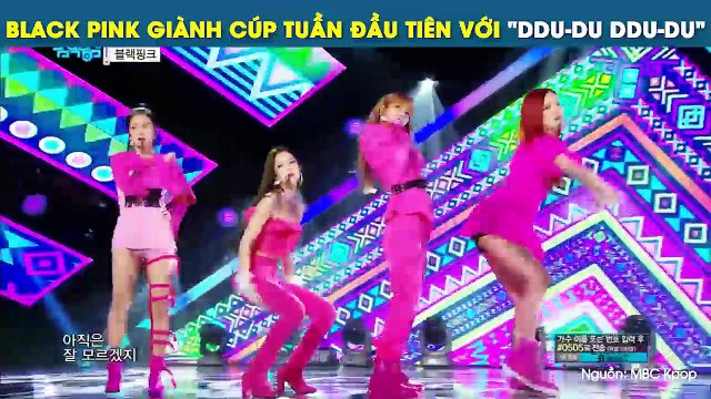 Fan không nhịn được cười trước biểu cảm của Black Pink khi giành chiến thắng Music Core trước BTS
