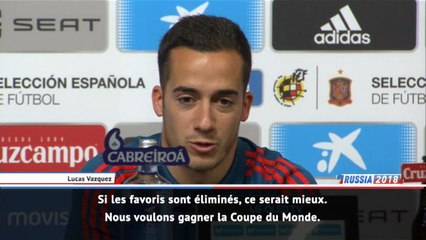 Espagne - Lucas Vazquez : "Si les favoris sont éliminés, ce serait mieux !"