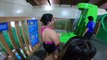 MAKING SLIME AT THE GREAT WOLF LODGE INDOOR WATER PARK - MAKING GIANT FLUFFY SLIME