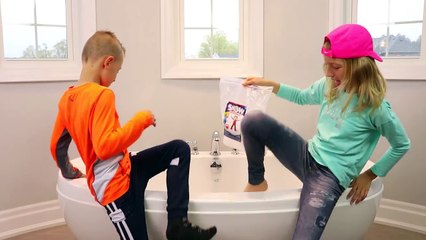 Unicorn Snow Bath Challenge