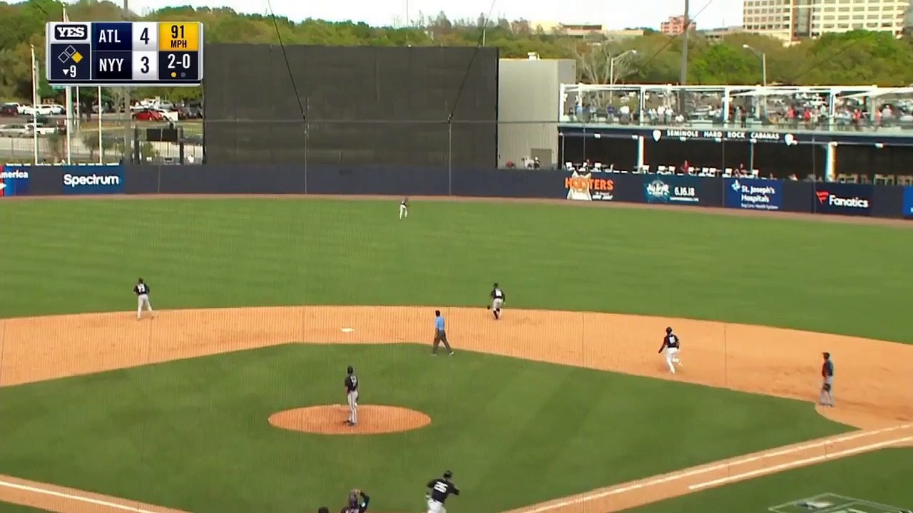 Atlanta Braves vs New York Yankees - Tyler Austin Walk Off Home Run