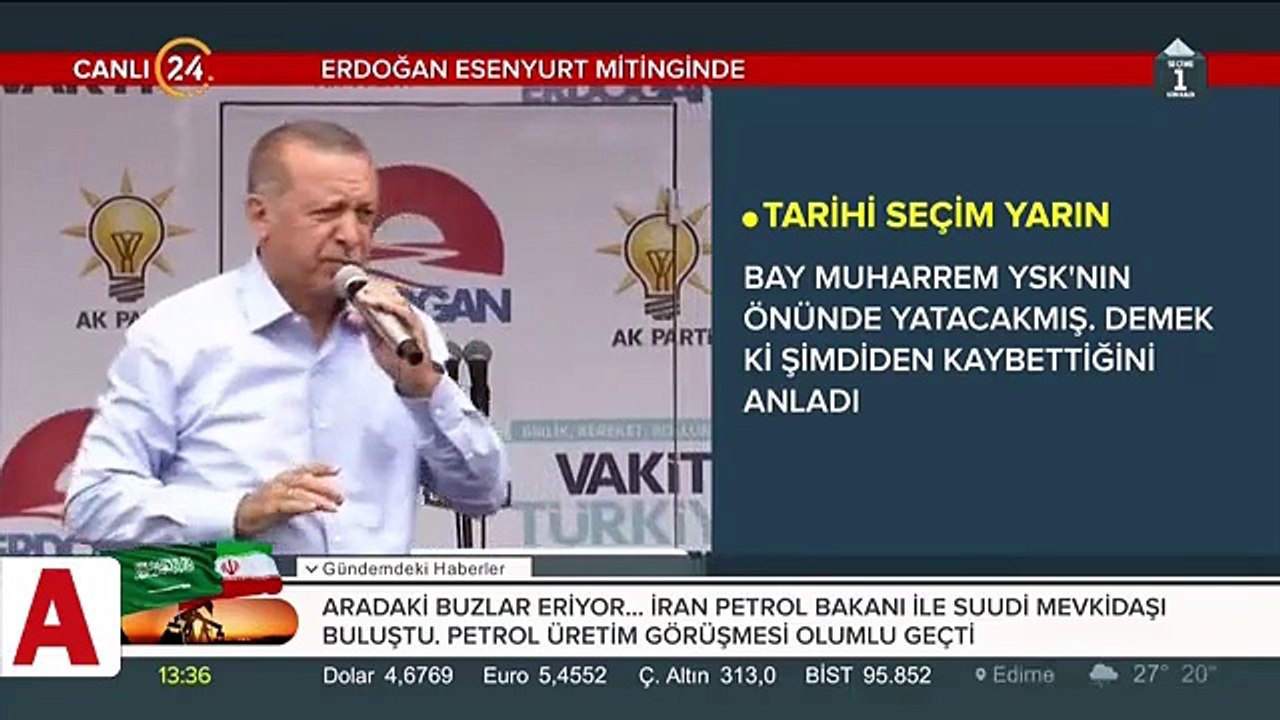 Cumhurbaşkanı Erdoğan Esenyurt�tan seslendi 'Rehavete kapılmayın'