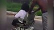 This woman's wheelchair battery died, and she had no idea how to get home – when an unexpected hero swooped in... Pass this on if you think this young man is