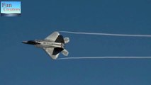 F22 Raptor vertical & slow pass - Amazing Maneuvers