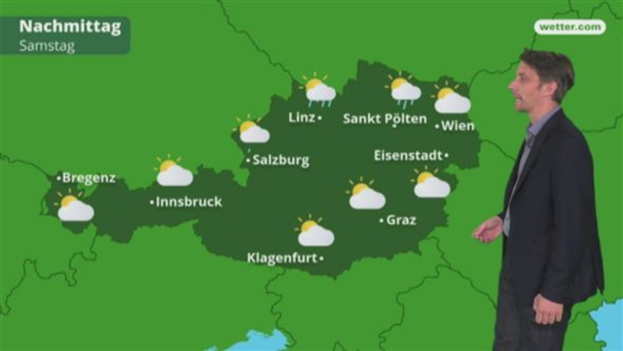Das Wetter in Österreich am 23. Juni 2018