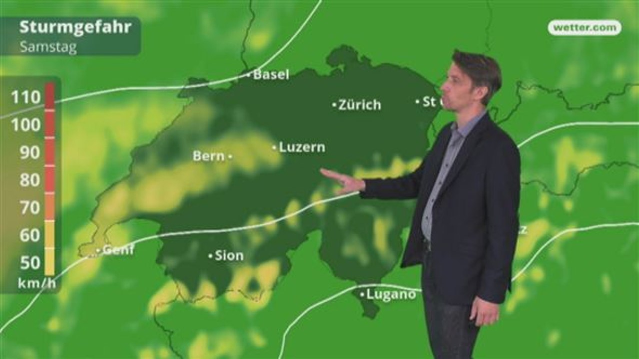 Das Wetter in der Schweiz am 23. Juni 2018