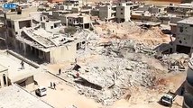 الدمار في بلدة #زردنا بريف #إدلب بعد المجزرة التي ارتكبتها الطائرات الروسية قبل يومين