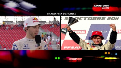 Grand Prix de France 2018 - La réaction de Pierre Gasly après les qualifications sur le plateau de CANAL+