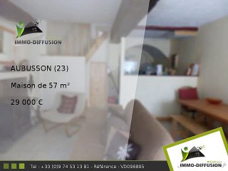 Maison A vendre Aubusson 57m2