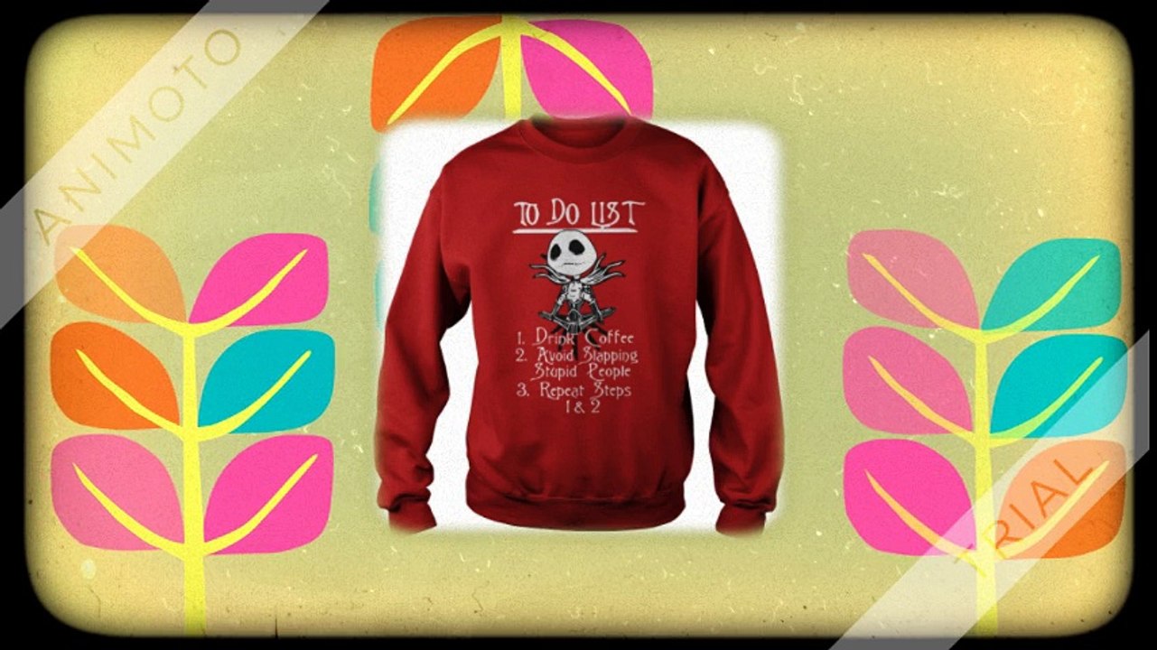 Jack Skellington Nightmare To do list shirt