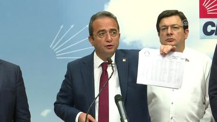 CHP Parti Sözcüsü Tezcan: "Yüksek Seçim Kurulu'nun Görevi, Kütükleri Kontrol Etmektir"