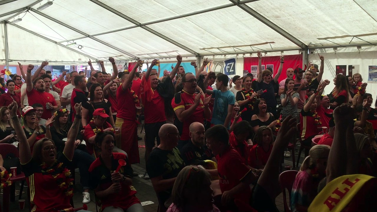 Belgique - Tunisie: fan zone à Estaimpuis