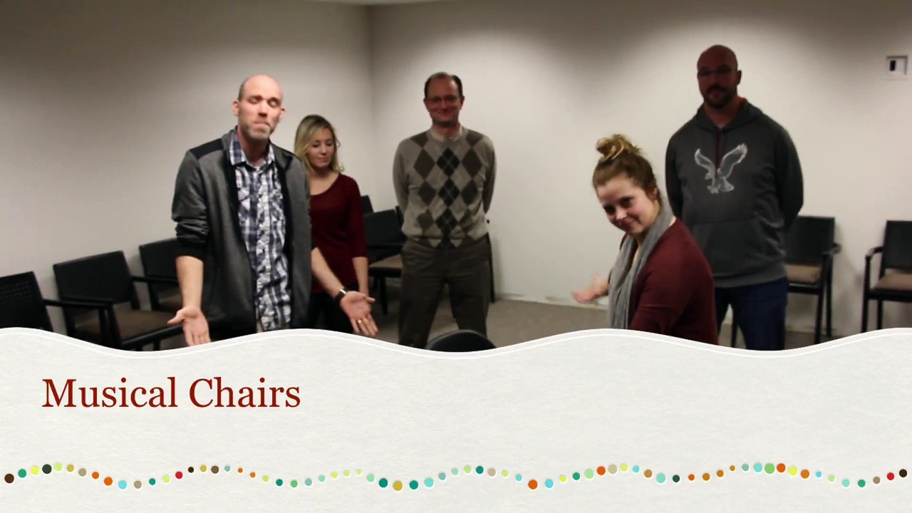 Adults Play Kids Games - Musical Chairs