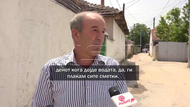 Визбегово; жителите револтирани поради сметки за вода што ја немале
