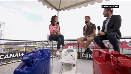 Grand Prix de France 2018 - Le passage sur le plateau de Romain Grosjean après les qualifications