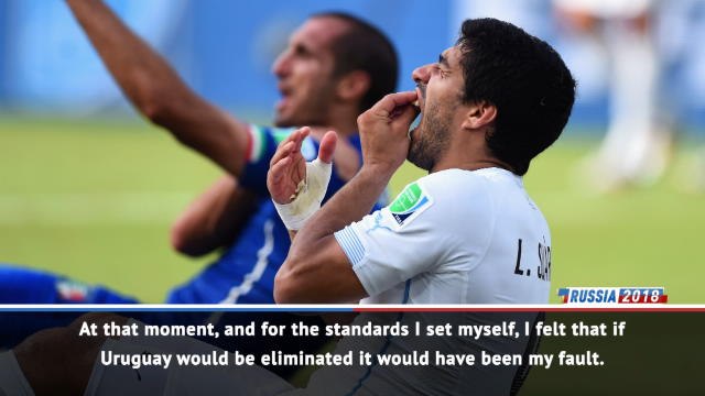 Suarez at 100 - Uruguay star remembers debut, first World Cup and biting