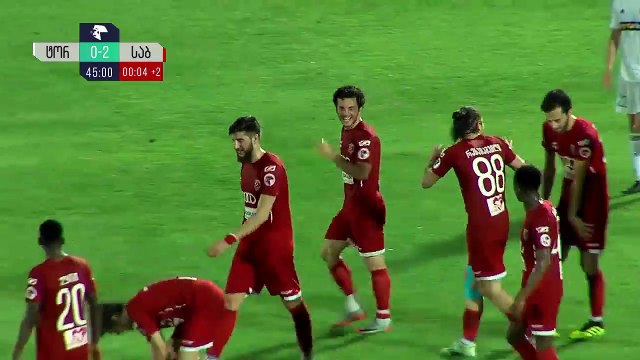 0-2 Luka Lakvekheliani Goal Georgia Umaglesi Liga - 23.06.2018 Torpedo Kutaisi 0-2 FC Saburtalo